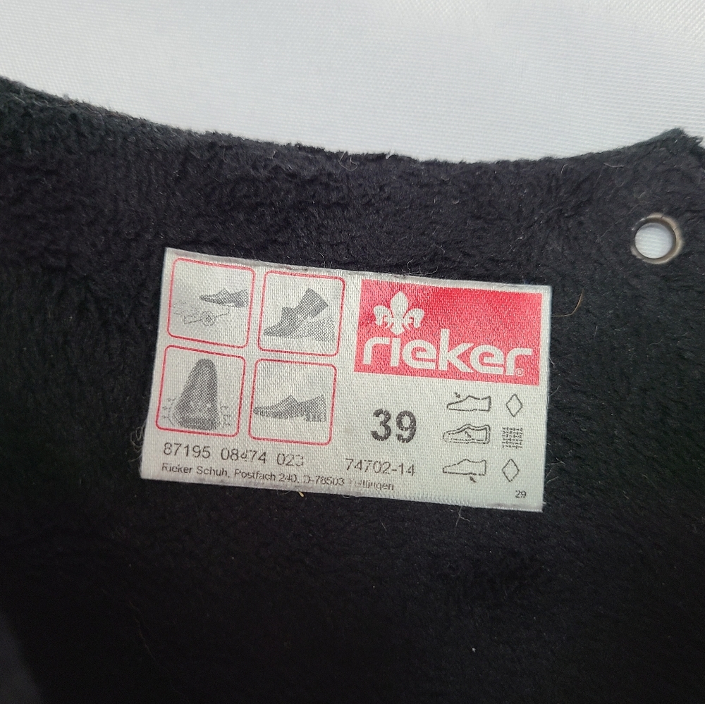 Rieker Peggy 2 ankle boots sz US 8.5 EU 39 - Picture 10 of 10
